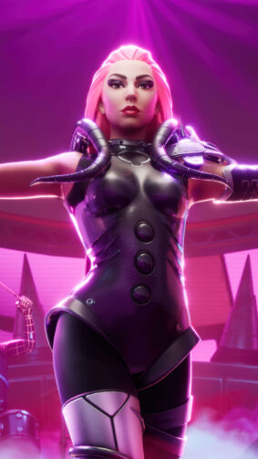 Lady Gaga Fortnite Skin 2024 4K Ultra HD Mobile Wallpaper