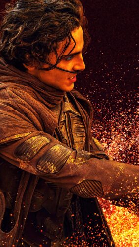 Timothée Chalamet as Paul Atreides Dune 2 4K Ultra HD Mobile Wallpaper