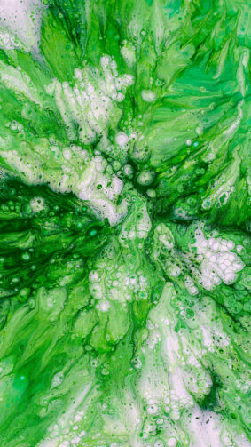 Green Paint Macro Photography 4K Ultra HD Mobile Wallpaper