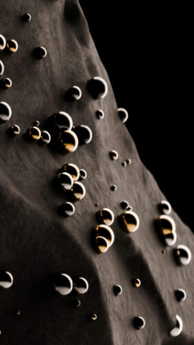 Water Drop Rock Dark Background 4K Ultra HD Mobile Wallpaper