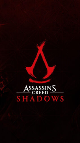 Assassin's Creed Shadows Game Logo 4K Ultra HD Mobile Wallpaper