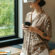 Girl Wearing VR Headset Holding Black Coffee Cup 4K Ultra HD Mobile Wallpaper