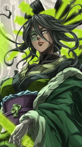 Green Lantern In Batman Ninja vs. Yakuza League Movie 4K Ultra HD Mobile Wallpaper