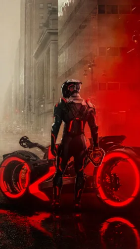 Tron - Ares Movie Poster 4K Ultra HD Mobile Wallpaper