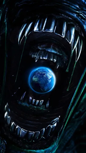 Alien - Earth Sci-fi Series Poster 4K Ultra HD Mobile Wallpaper