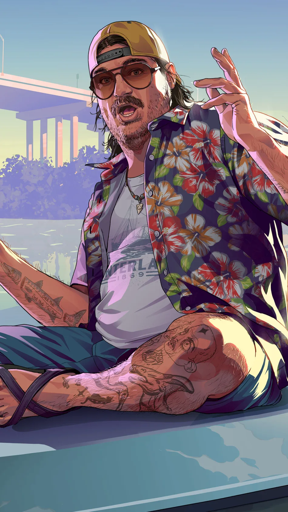 Cal Hampton GTA VI 2026 4K Ultra HD Mobile Wallpaper