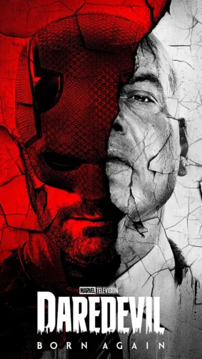 Daredevil Born Again 2025 Series Main Poster 4K Ultra HD Mobile Wallpaper