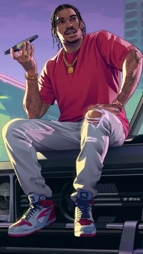 DreQuan Priest GTA VI 2026 4K Ultra HD Mobile Wallpaper