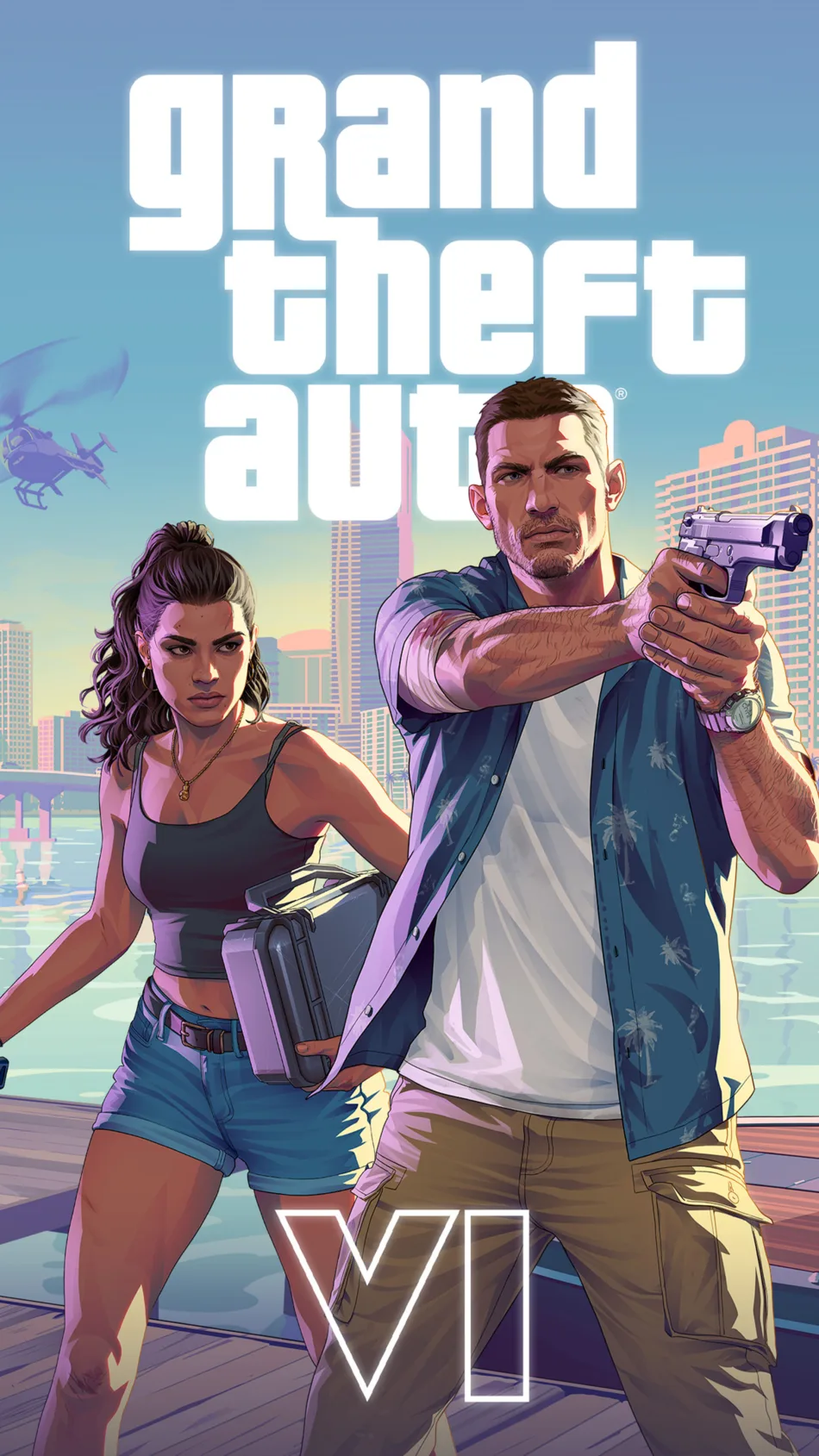 Jason & Lucia In GTA VI 2026 4K Ultra HD Mobile Wallpaper