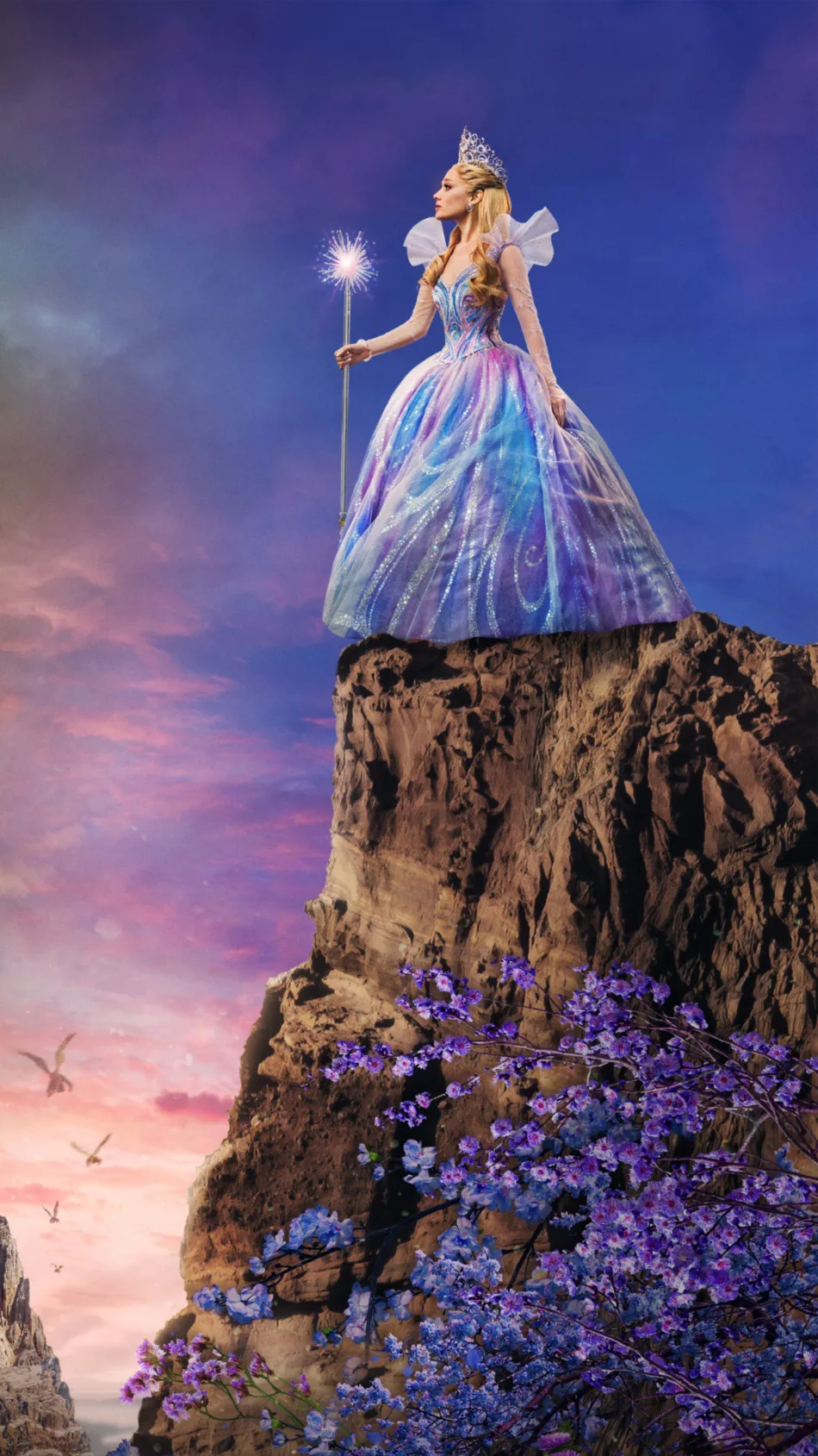Ariana Grande In Wicked For Good 2025 Movie 4K Ultra HD Mobile Wallpaper