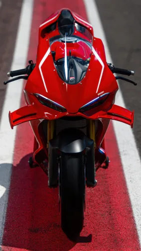 Red Ducati Panigale V4 R 2026 4K Ultra HD Mobile Wallpaper