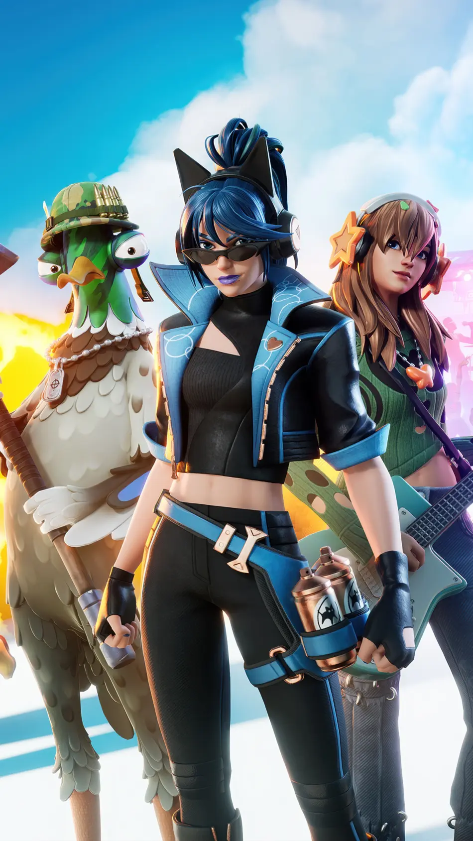 Fortnite 2026 Game Poster 4K Ultra HD Mobile Wallpaper