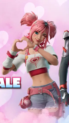 Fortnite Valentine 2026 4K Ultra HD Mobile Wallpaper