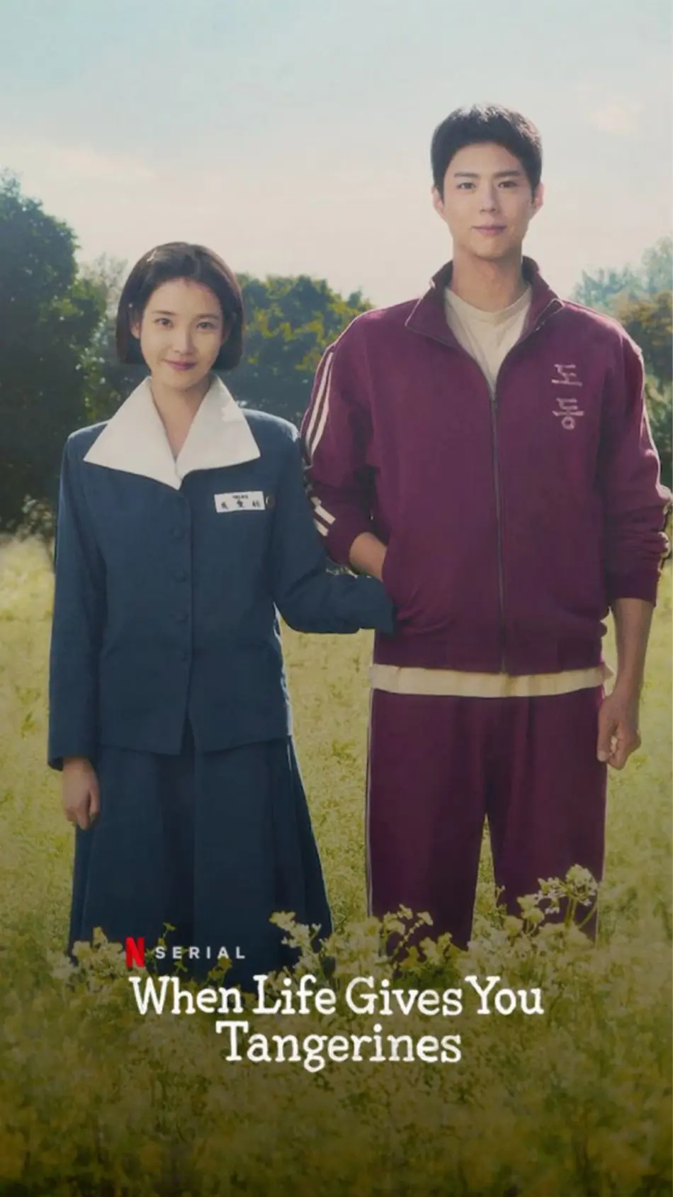 IU & Park Bo-gum In When Life Gives You Tangerines 4K Ultra HD Mobile Wallpaper