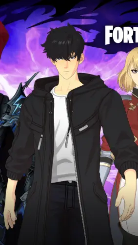 Fortnite x Solo Leveling Arise 4K Ultra HD Mobile Wallpaper