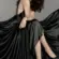 Alexandra Daddario In Beautiful Black Dress 2026 Photoshoot 4K Ultra HD Mobile Wallpaper