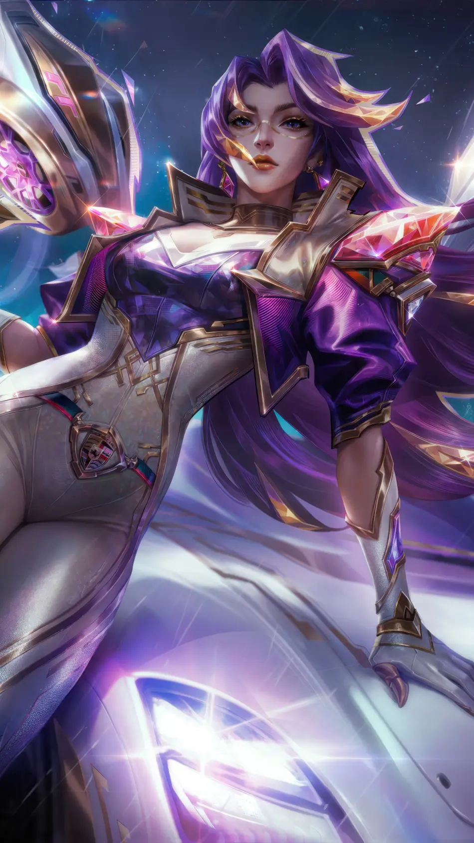 Caitlyn x Porsche League of Legends 4K Ultra HD Mobile Wallpaper