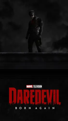 Daredevil Born Again Dark Aesthetic S2 Poster 4K Ultra HD Mobile Wallpaper